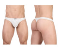ErgoWear メンズアンダーウェア EW1734 FEEL GR8 コットンTバック カラー ホワイト