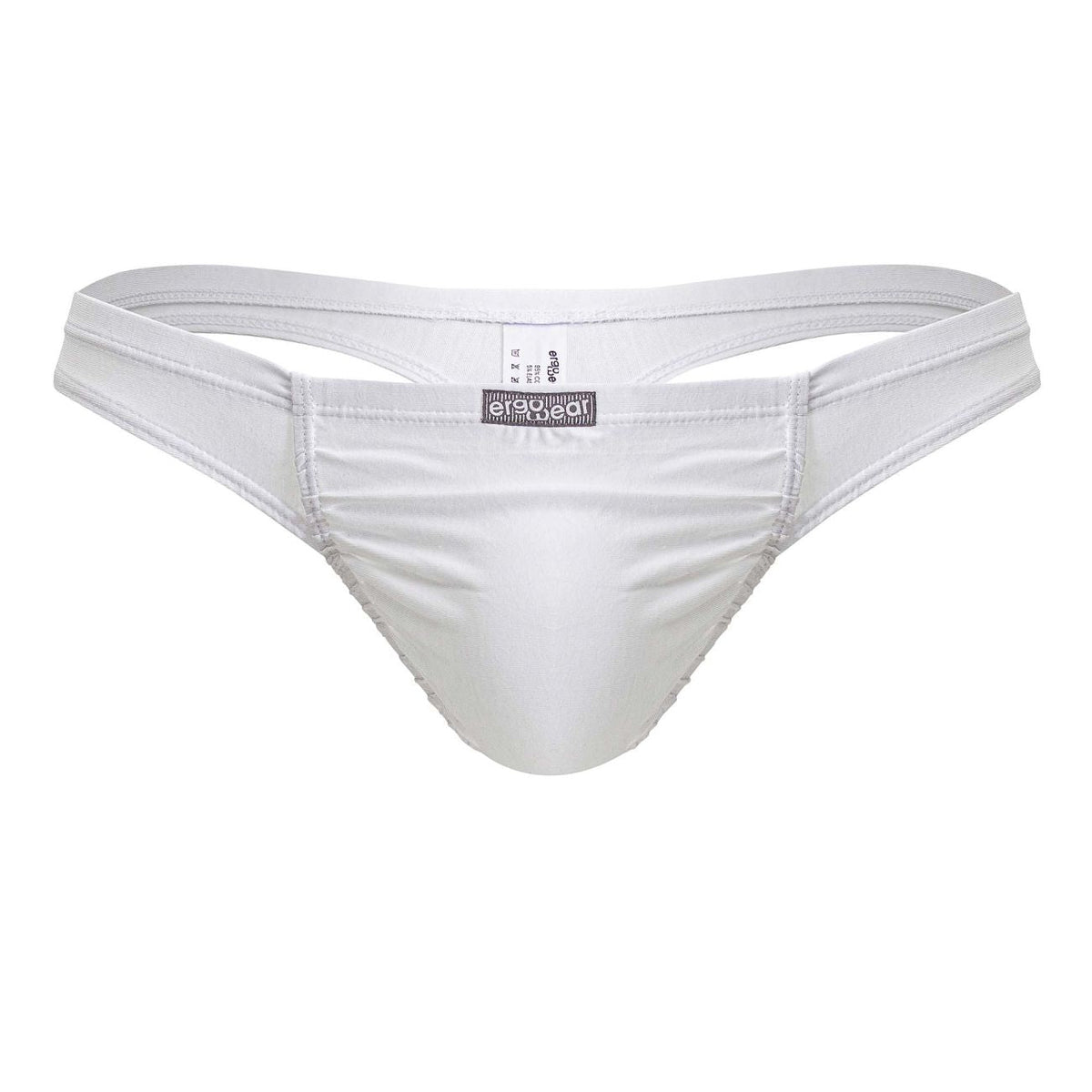 ErgoWear メンズアンダーウェア EW1734 FEEL GR8 コットンTバック カラー ホワイト