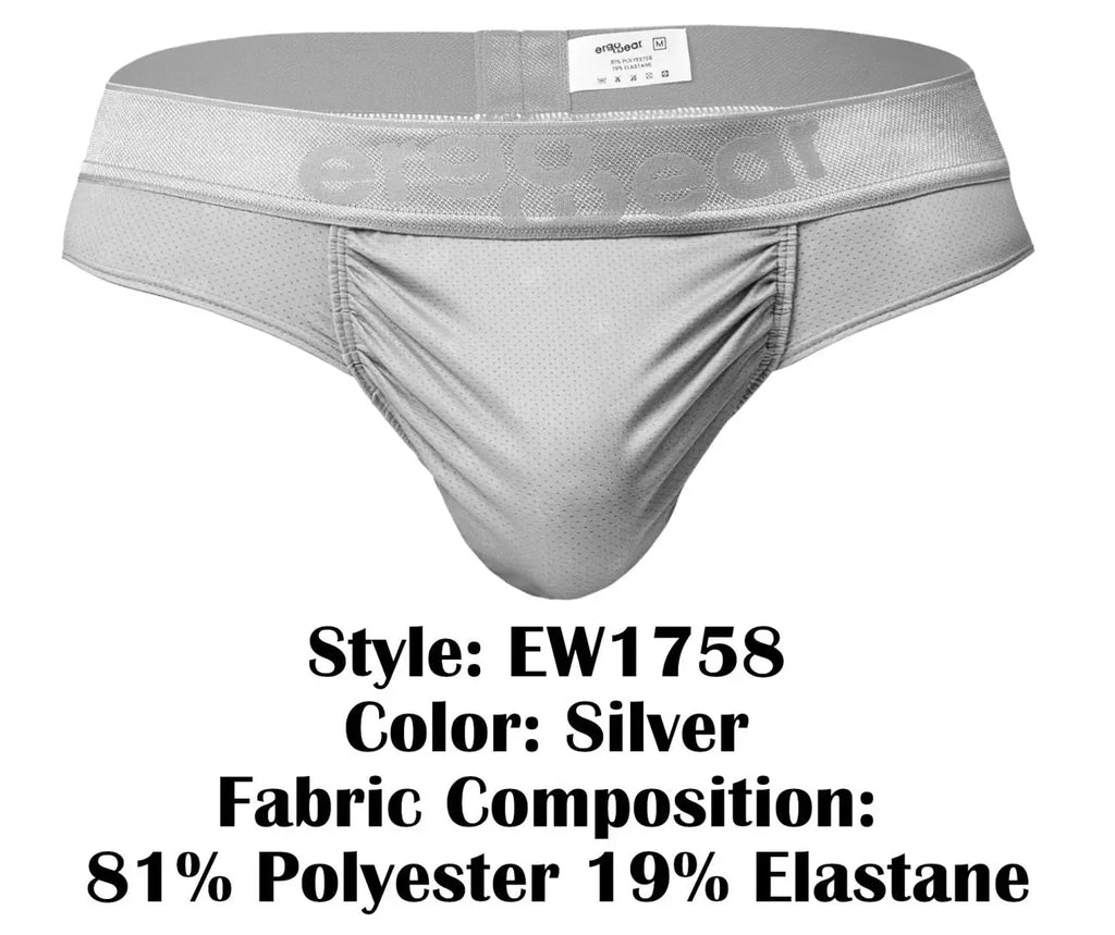 ErgoWear メンズ下着 EW1758 FEEL SE Tバック カラー シルバー