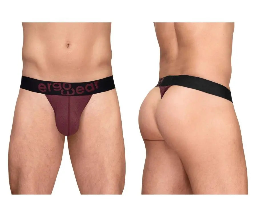 ErgoWear メンズアンダーウェア EW1793 MAX FLOW Gストリング バーガンディ