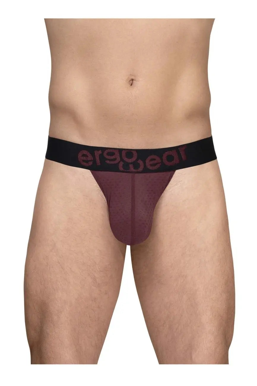 ErgoWear メンズアンダーウェア EW1793 MAX FLOW Gストリング バーガンディ