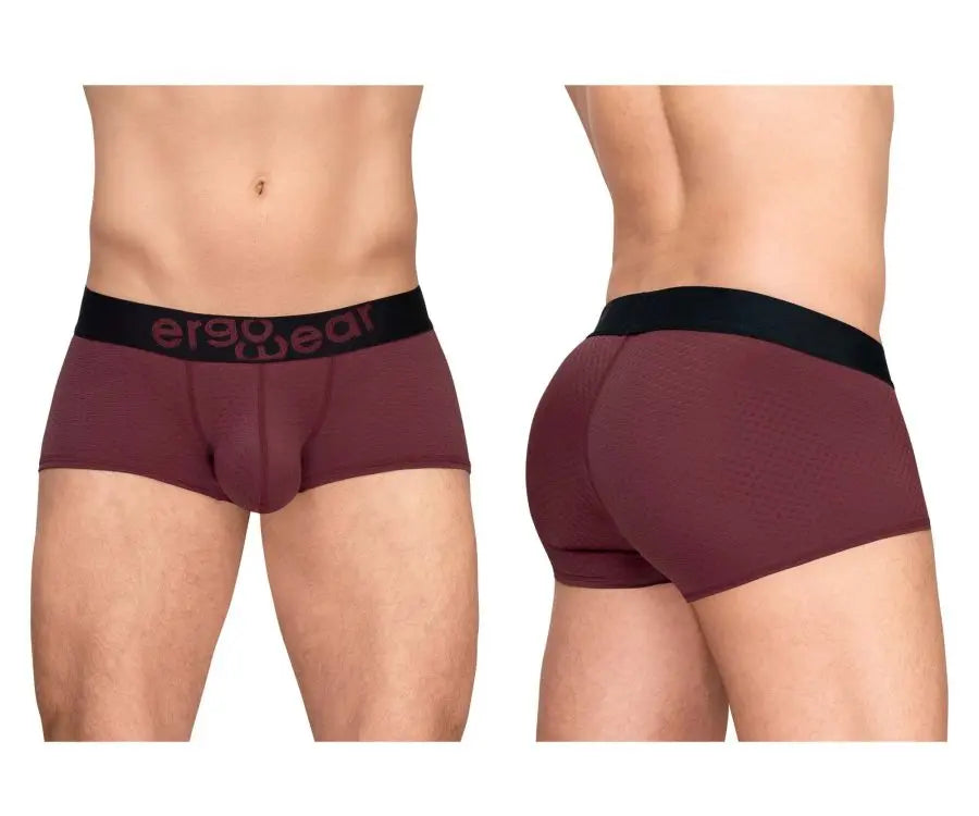 ErgoWear メンズアンダーウェア EW1795 MAX FLOW トランクス 色：バーガンディ