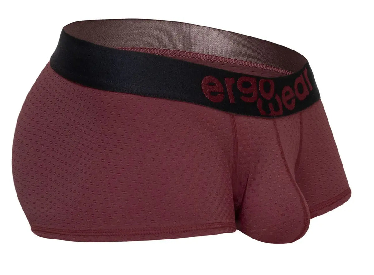 ErgoWear メンズアンダーウェア EW1795 MAX FLOW トランクス 色：バーガンディ