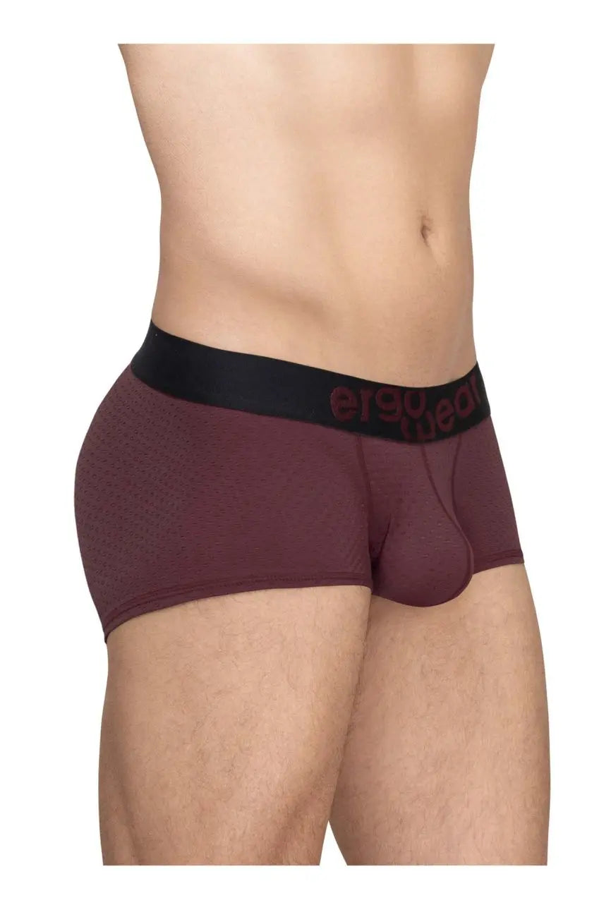 ErgoWear メンズアンダーウェア EW1795 MAX FLOW トランクス 色：バーガンディ