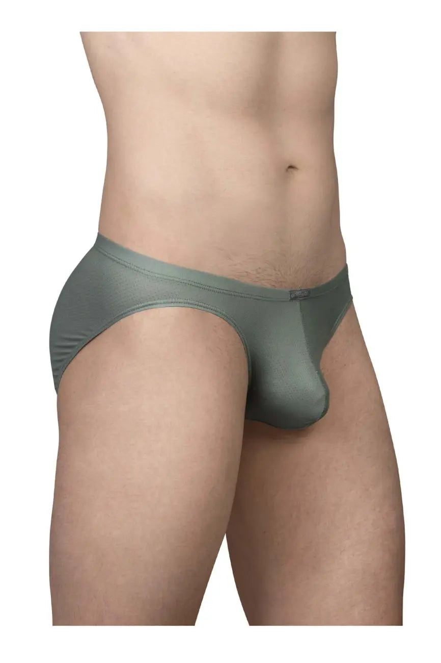 ErgoWear 남성 속옷 EW1802 X4D SE 비키니 색상 올리브 그린