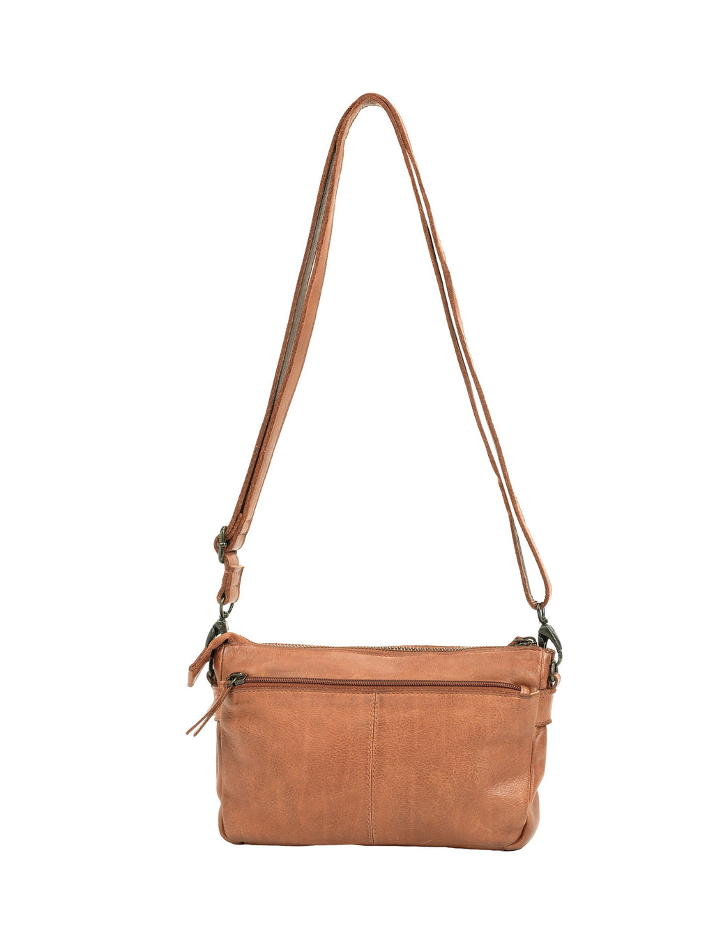 FITZROY CROSS BODY BAG W/ ADJUSTABLE STRAP - TAN