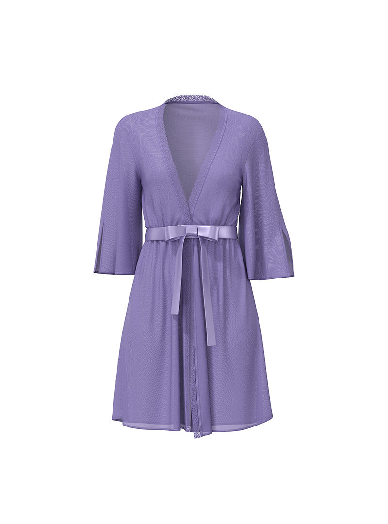 Magic Silk Women's Flutter Sleeve Robe