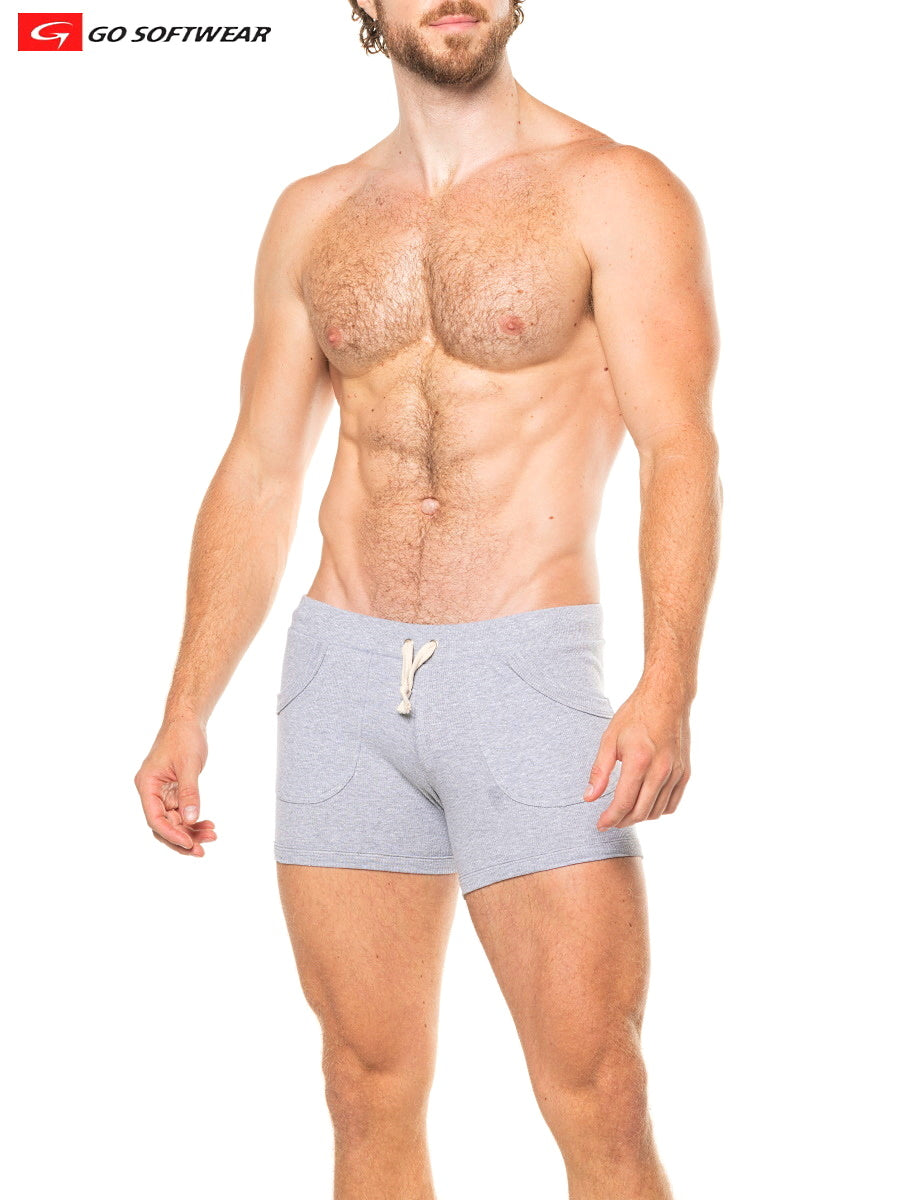 Go Softwear 4891 Men's Lumber Jack Shorty - Heather Grey