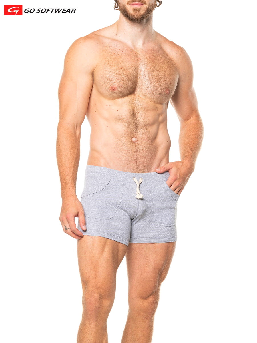 Go Softwear 4891 Men's Lumber Jack Shorty - Heather Grey