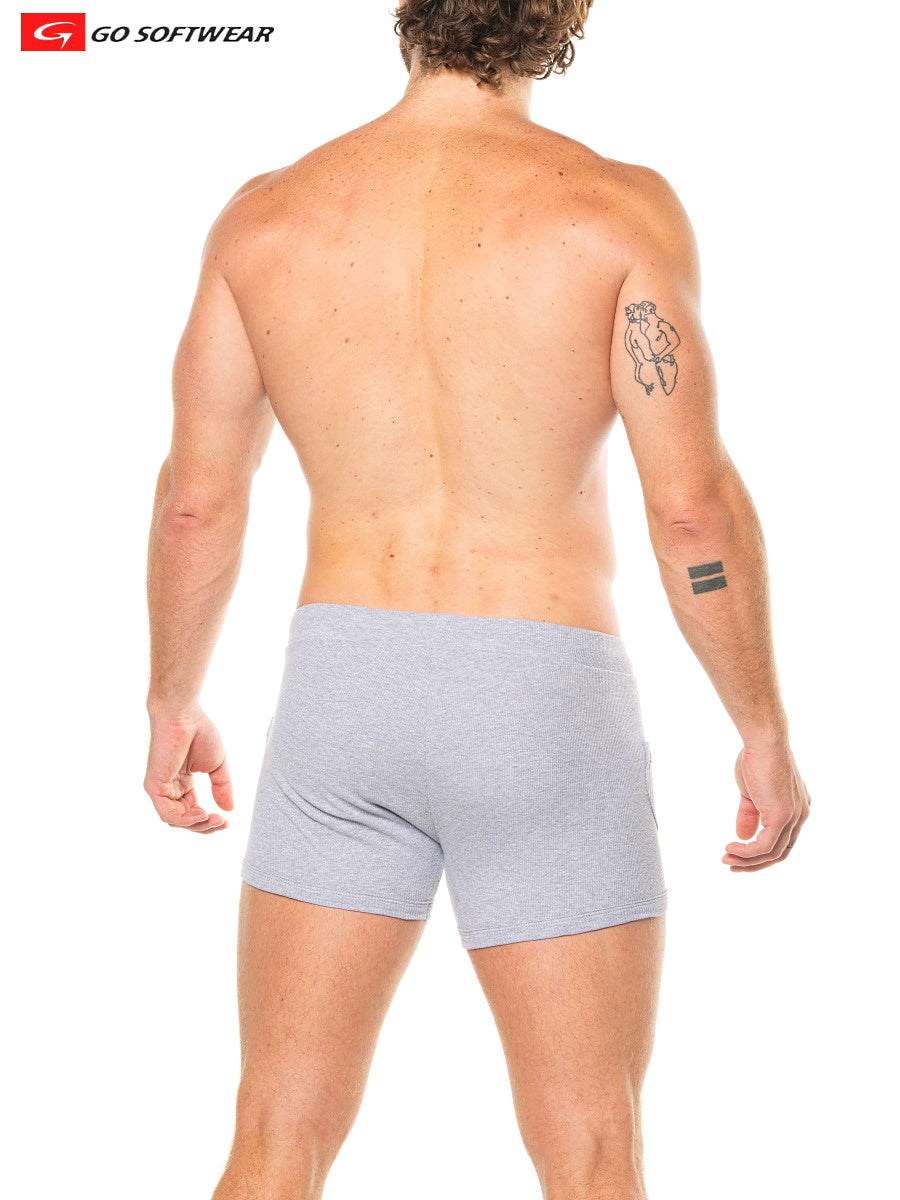 Go Softwear 4891 Men's Lumber Jack Shorty - Heather Grey