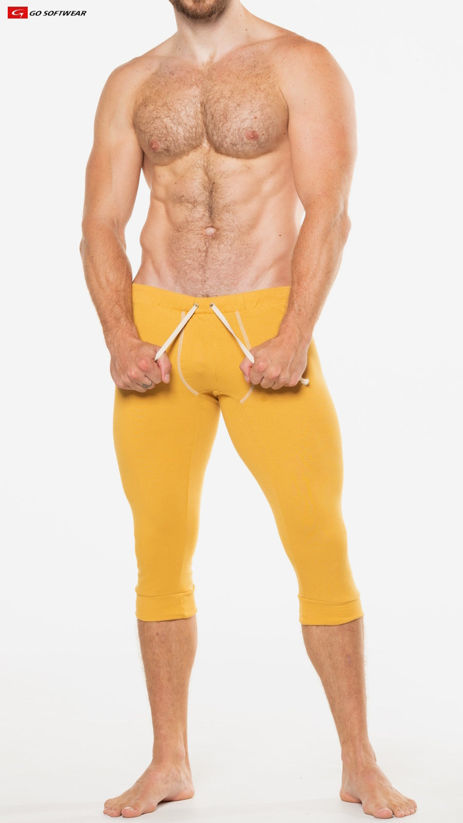 Go Softwear 4914 Men's California Lounge 3/4 Pull-On Pant - Gold