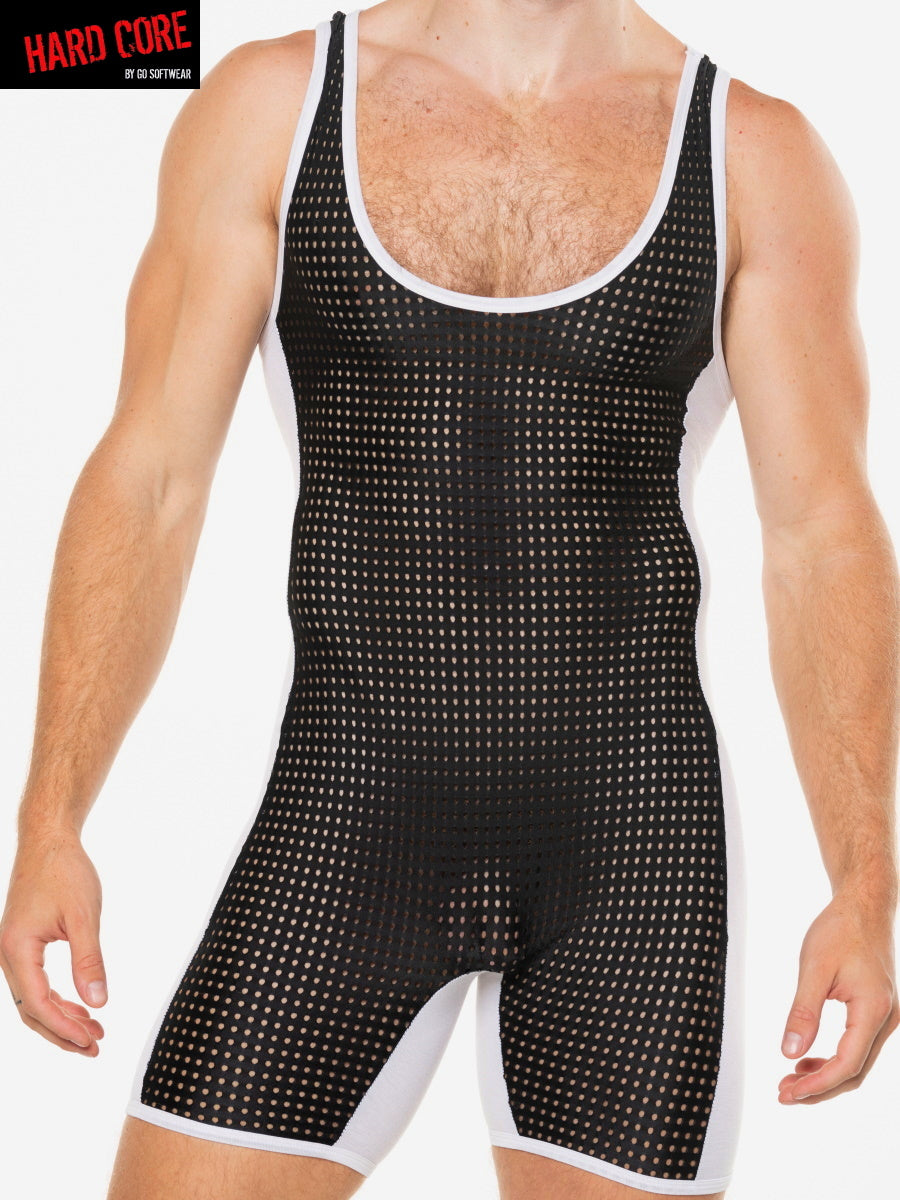 Hard Core 3548 Men's Peep Wrestler - Black
