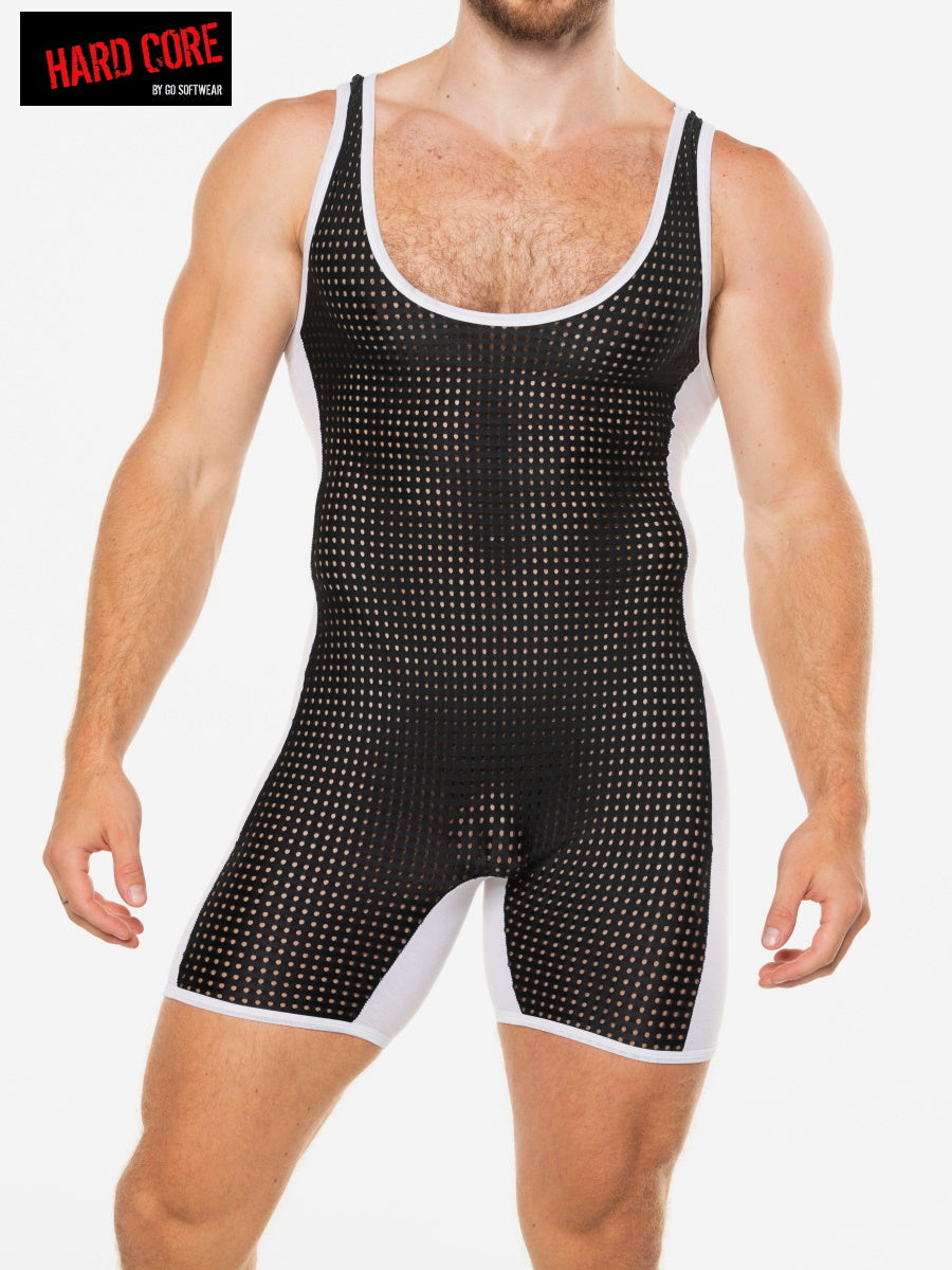 Hard Core 3548 Men's Peep Wrestler - Black