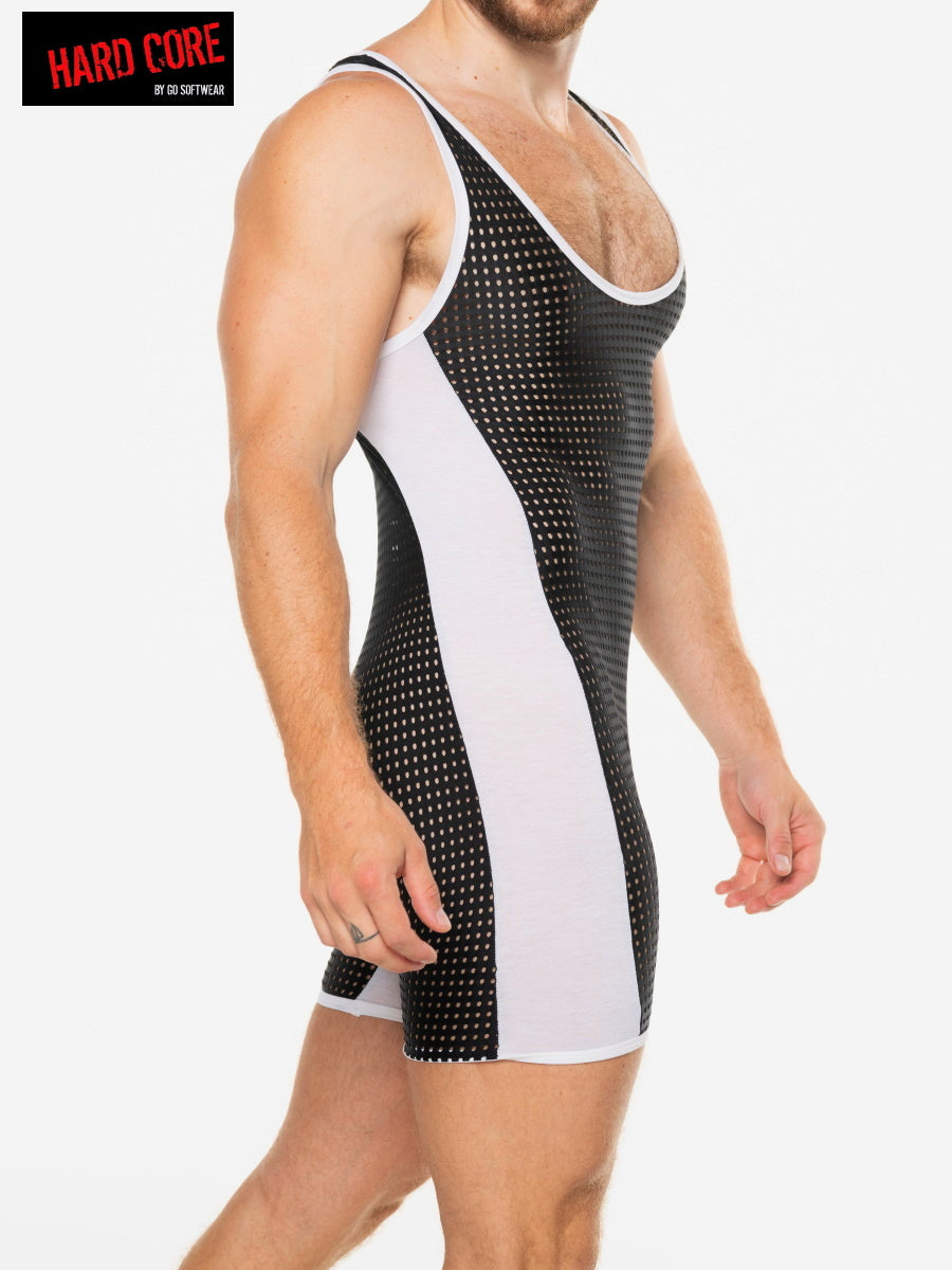 Hard Core 3548 Men's Peep Wrestler - Black