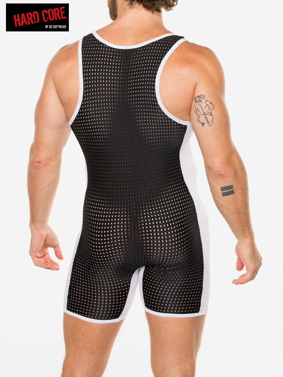 Hard Core 3548 Men's Peep Wrestler - Black
