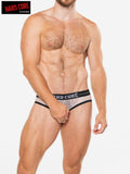 Hard Core 3540 Men's Peep Backless Brief - White