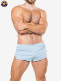 AMERICAN JOCK 8316 Men's Ultra Running short - Sky Blue