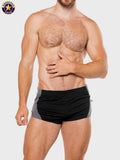 AMERICAN JOCK 8202 Men's Physique Cross Country Short - Black