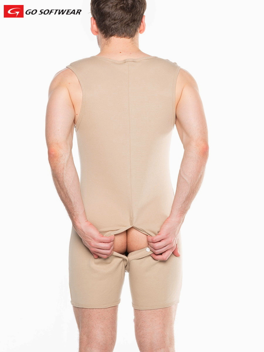 Go Softwear 4718 Men's Lumber Jack Open Back Onesy - Pebble Tan