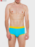Go Softwear 4507 Men's Splash Full-Cut Brief Swim - Aquamarine