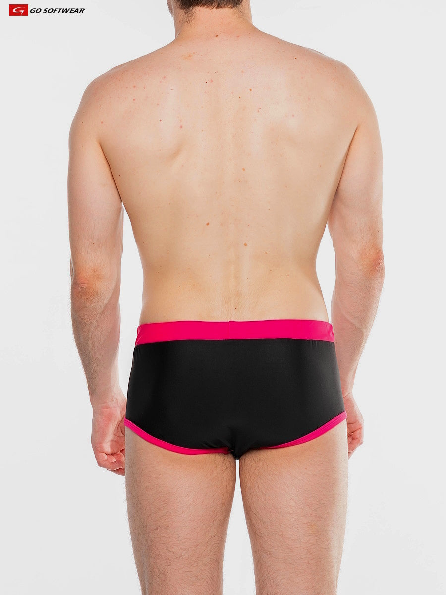 Go Softwear 4507 Men's Splash Full-Cut Brief Swim - Onyx