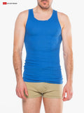 Go Softwear 4855 Men's Zion Rib Tank Top - Galactic Cobalt