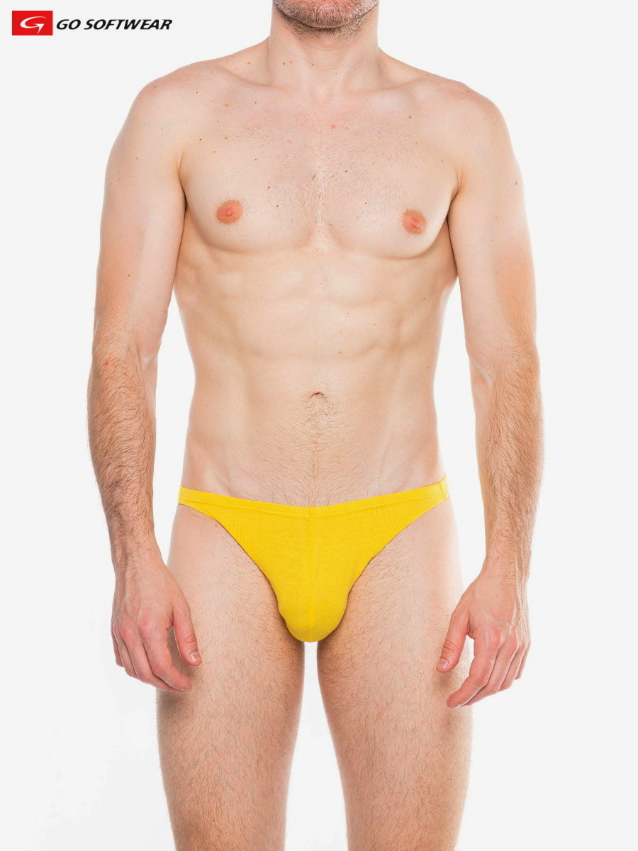 Go Softwear 2055 Men's T-back Thong - Vibrant Yellow
