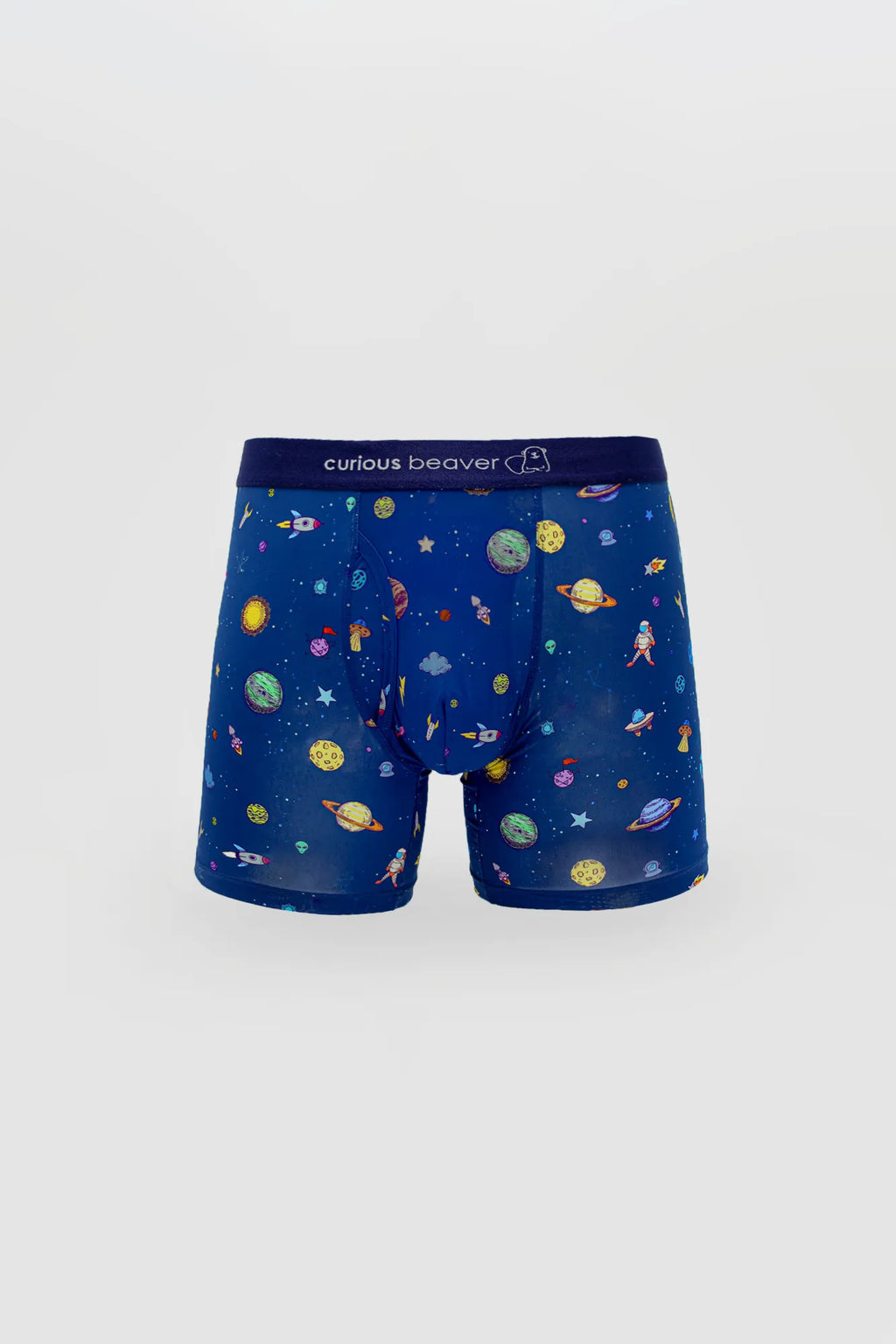 Curious Beaver Men's Boxer Briefs - Galaxy