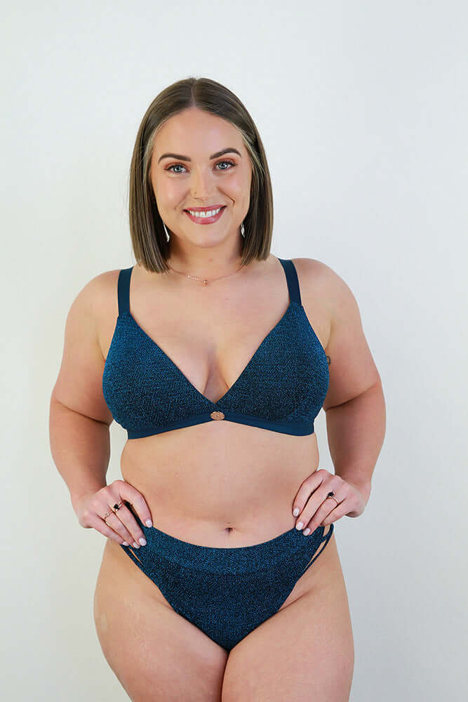 Glitteratti Booty Short Teal