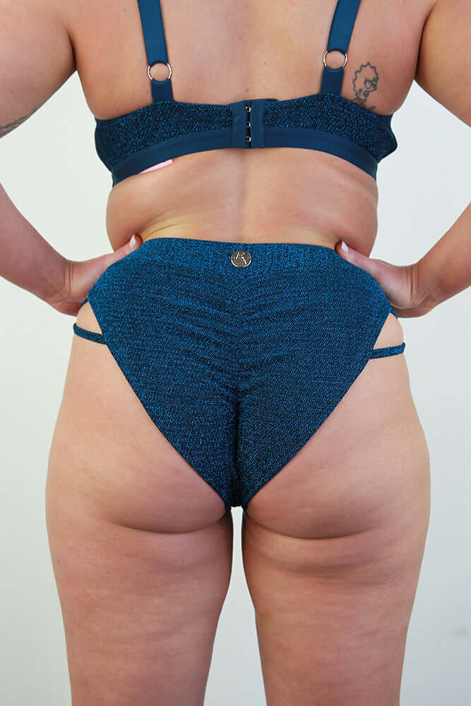 Glitteratti Booty Short Teal