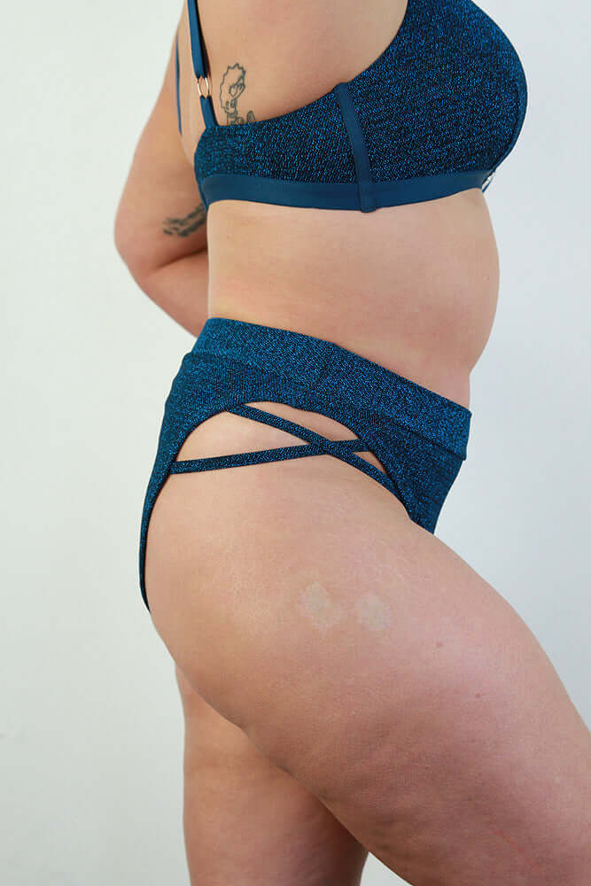 Glitteratti Booty Short Teal
