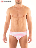 Go Softwear 4516 Men's Cabana Bikini Swim - Bubble Gum Pink