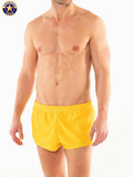 AMERICAN JOCK 8316 Men's Ultra Running Short - Yellow