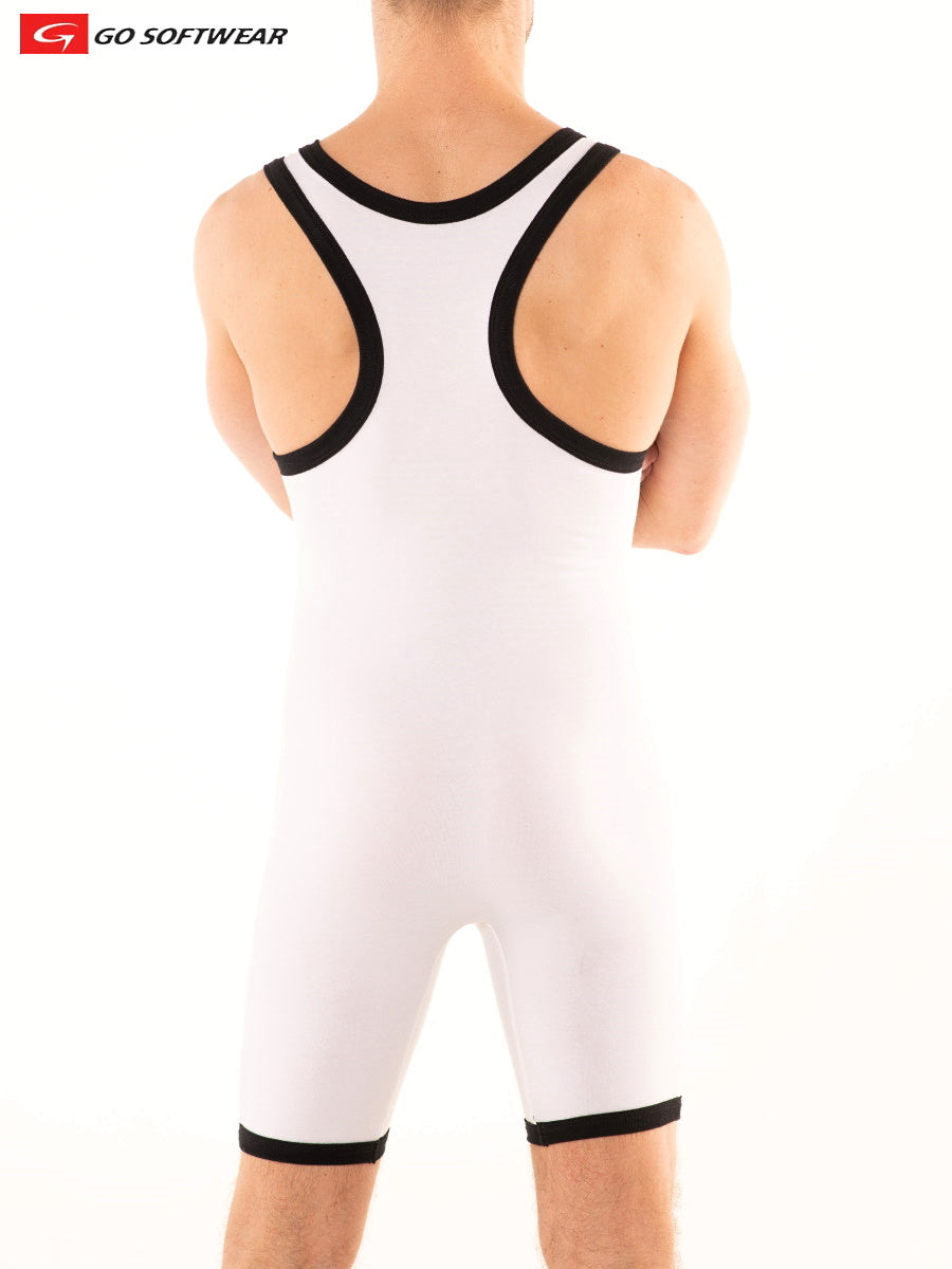 Go Softwear 2118 Men's California Wrestler - White/Black