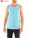 Go Softwear 4865 Men's Southport Classic Tank Top - Aqua Blue