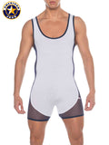 AMERICAN JOCK 8213 Men's Phys Ed Wrestler - White