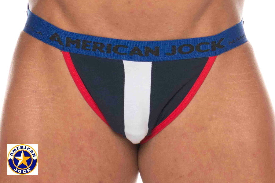AMERICAN JOCK 8219 Men's Phys Ed Jockstrap - Navy