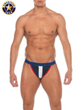 AMERICAN JOCK 8219 Men's Phys Ed Jockstrap - Navy