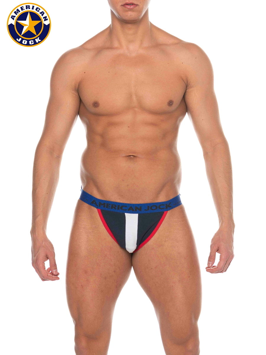 AMERICAN JOCK 8219 Men's Phys Ed Jockstrap - Navy