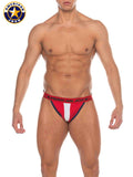 AMERICAN JOCK 8219 Men's Phys Ed Jockstrap - Red