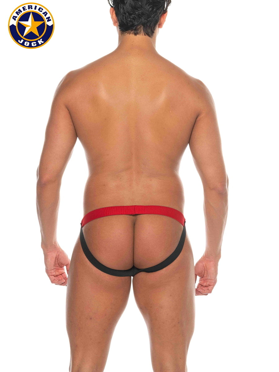 AMERICAN JOCK 8219 Men's Phys Ed Jockstrap - Red
