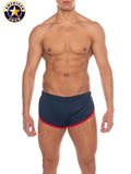 AMERICAN JOCK 8206 Men's Phys Ed Cool Down Short - Navy