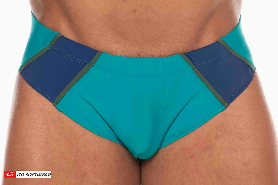 Go Softwear 4513 Men's Majorca Bikini Swim - Teal