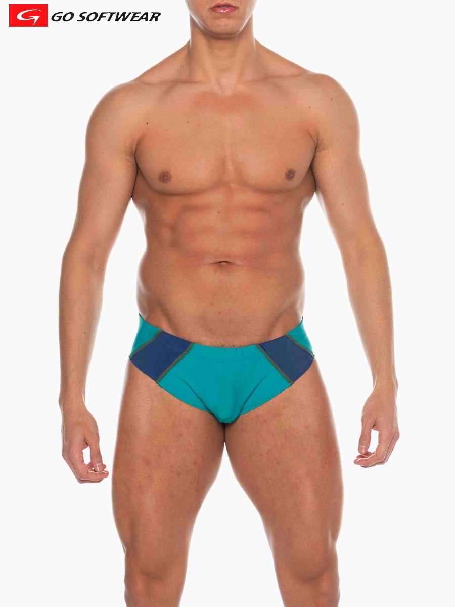 Go Softwear 4513 Men's Majorca Bikini Swim - Teal