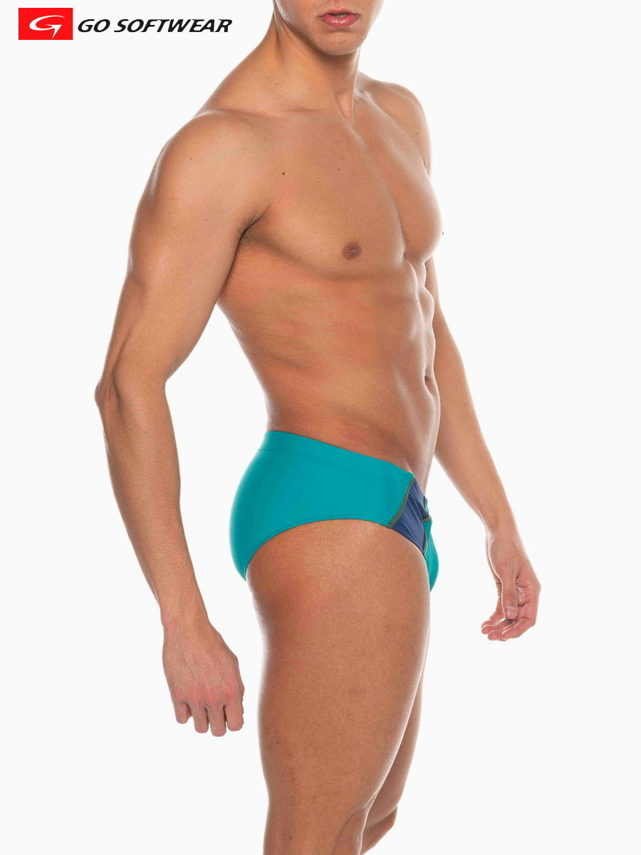 Go Softwear 4513 Men's Majorca Bikini Swim - Teal