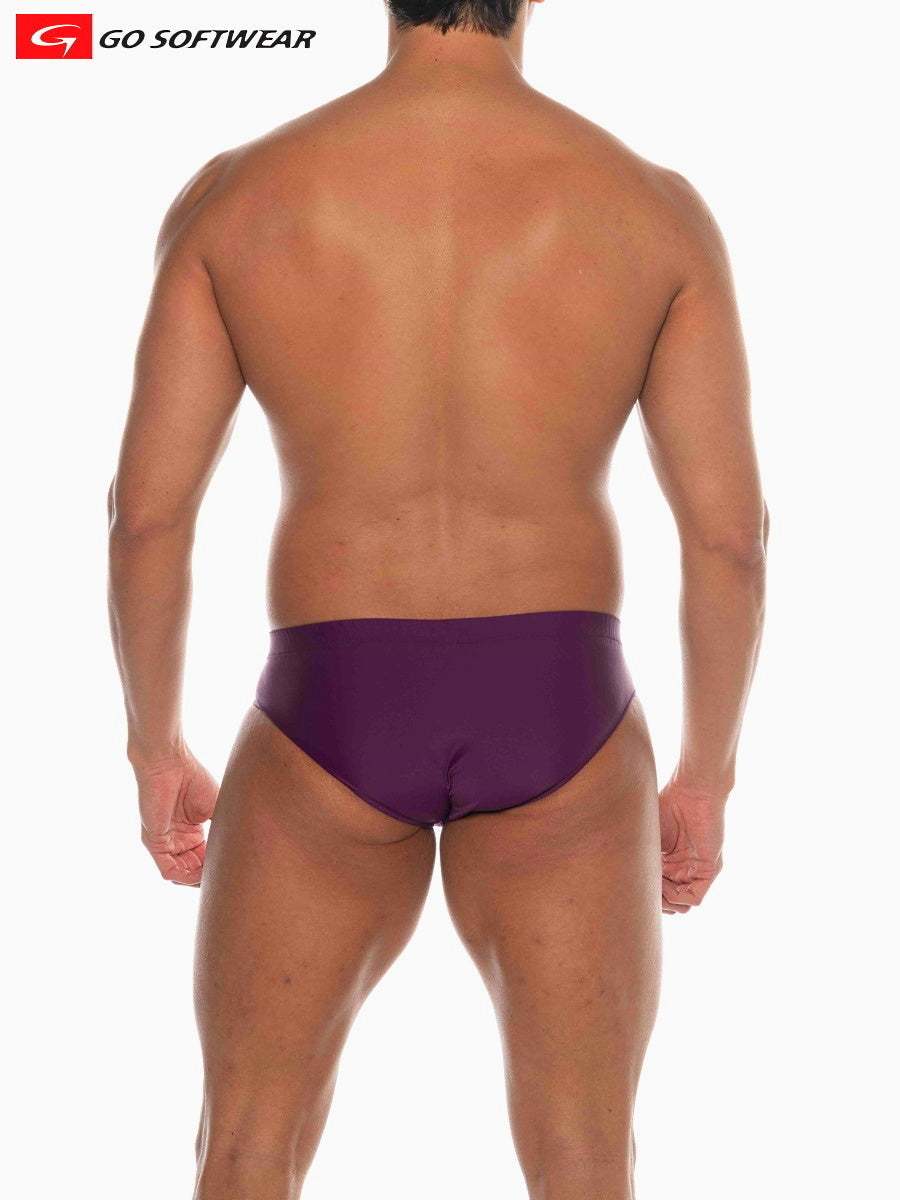 Go Softwear 4513 Men's Majorca Bikini Swim - Plum