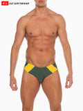 Go Softwear 4513 Men's Majorca Bikini Swim - Olive