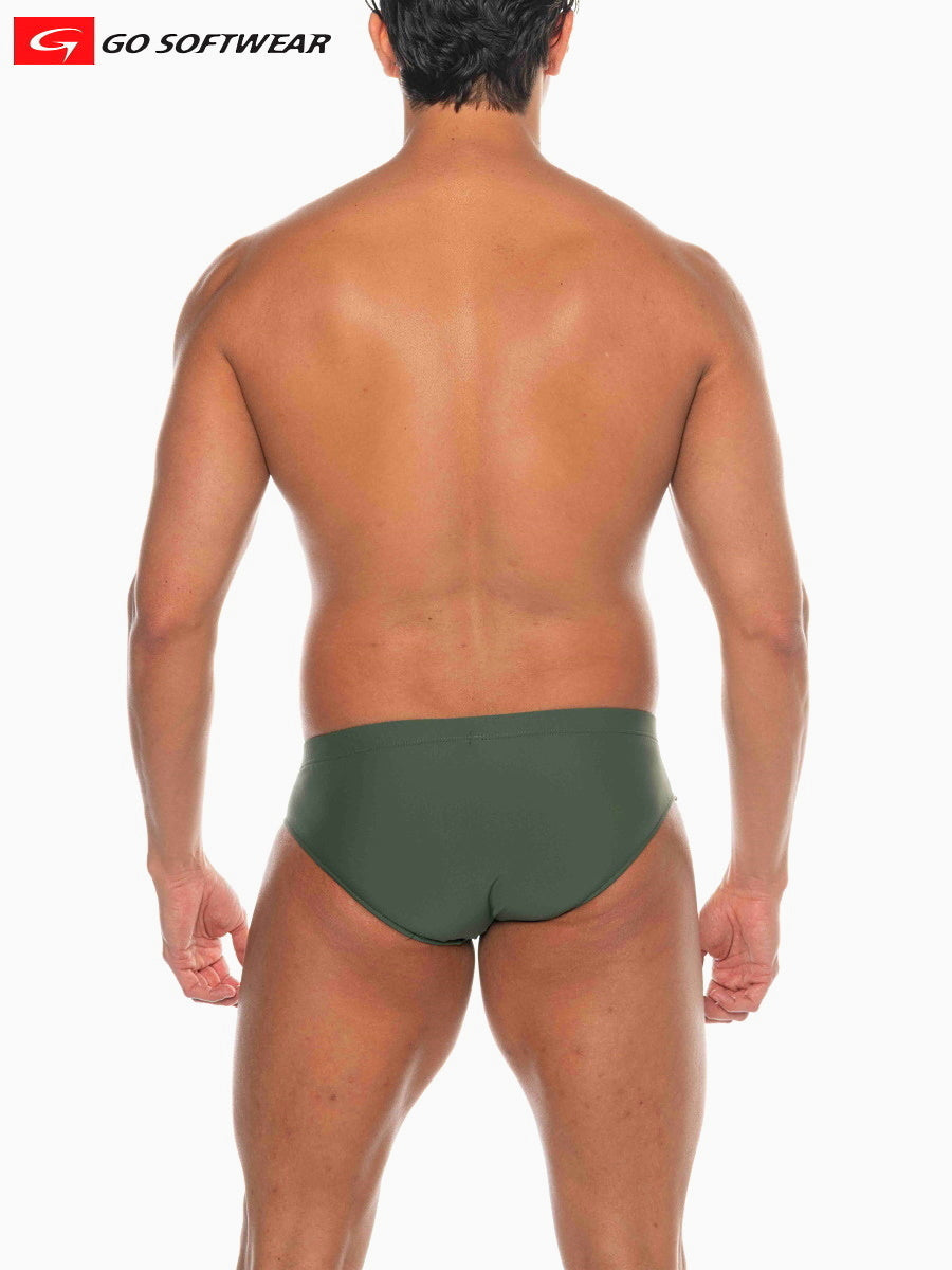 Go Softwear 4513 Men's Majorca Bikini Swim - Olive