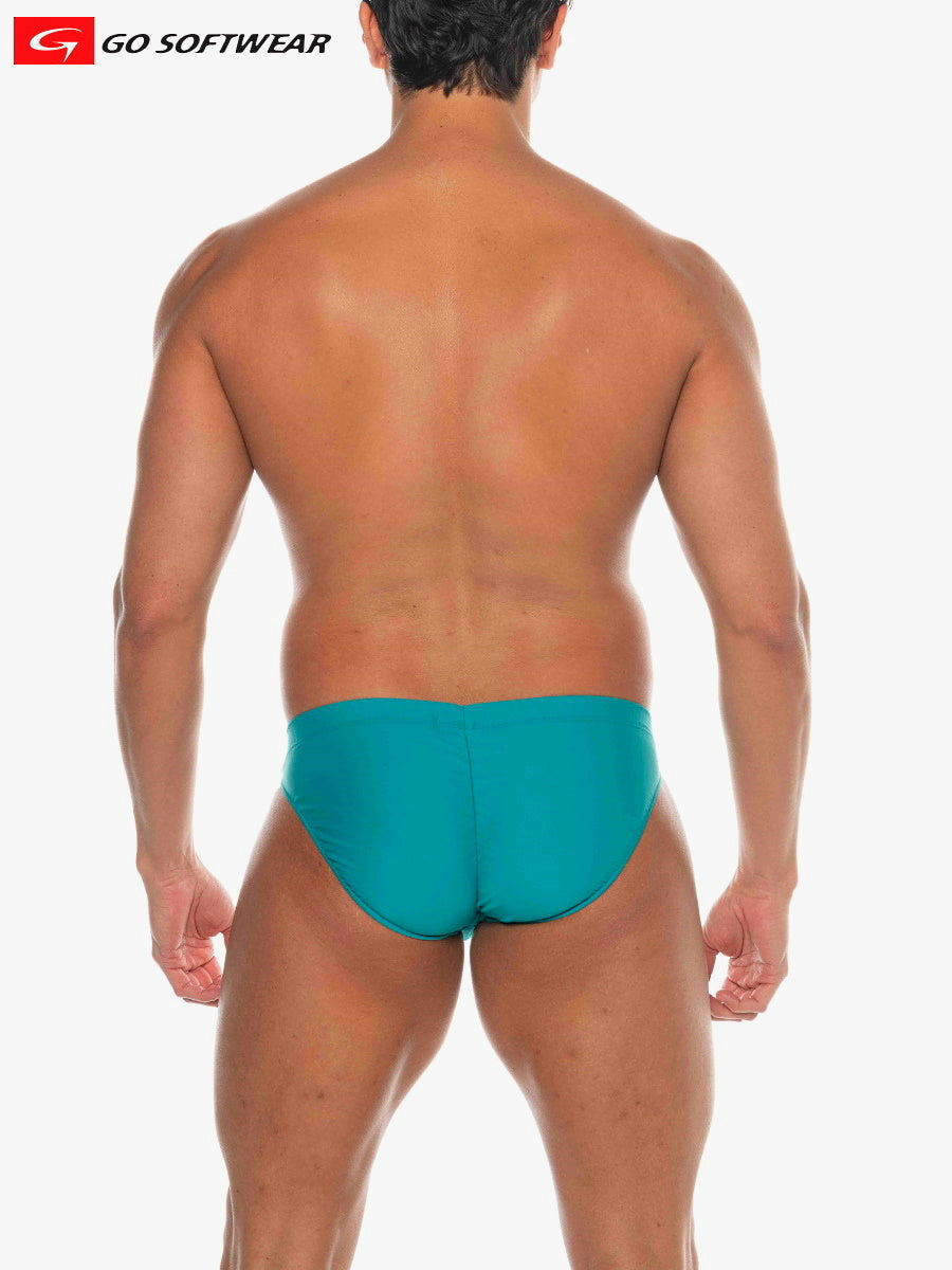 Go Softwear 4506 Men's La Palma 'Buns' Bikini Swim - Teal