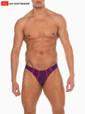 Go Softwear 4506 Men's La Palma 'Buns' Bikini Swim - Plum